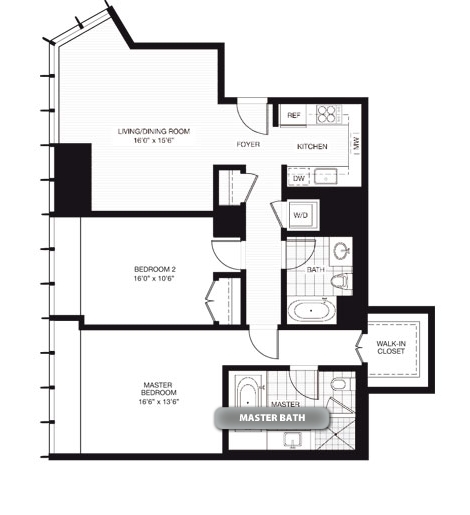 2BR/2BA - Millennium Tower