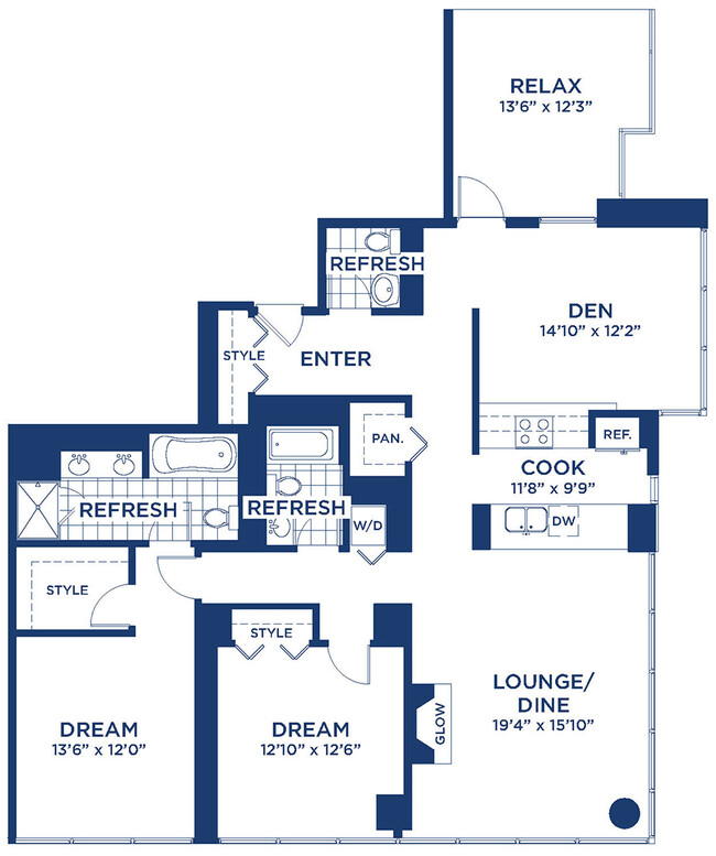 Floorplan - Burnham Pointe