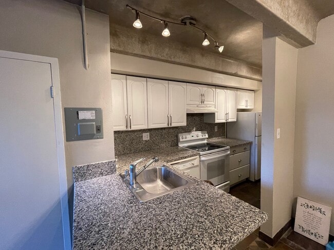 Kitchen - off living area - 590 N Logan St