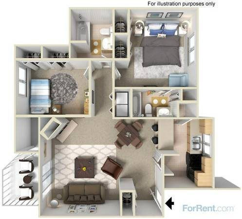 Floorplan - Dwell at Carmel