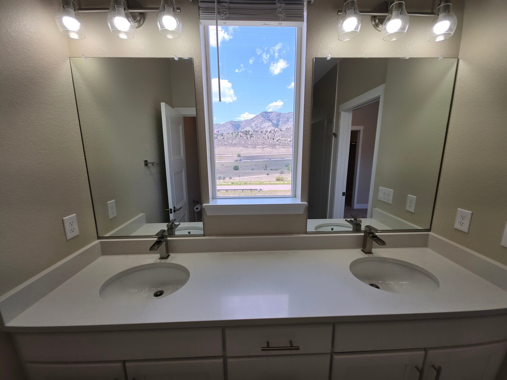 Master bath vanity and window - 2220 S McIntyre St