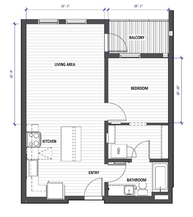Floorplan - Hyas Point Apartments
