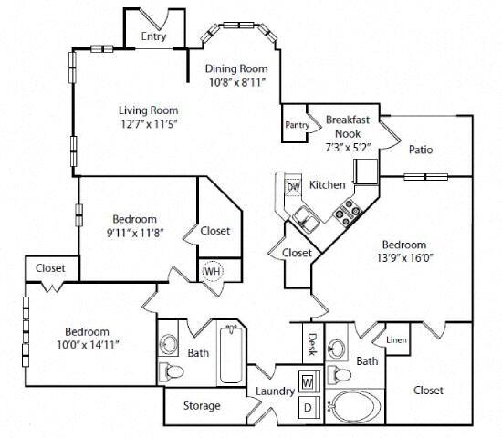 Floorplan - The Villas at Shadow Creek