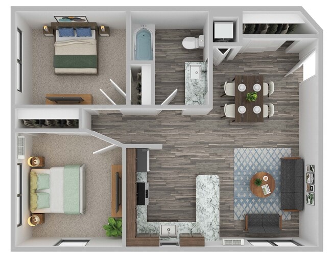Floorplan - Mast Apartments I & II