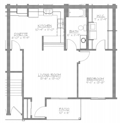 1BR / 1BA - Whitespire Grove Apartments