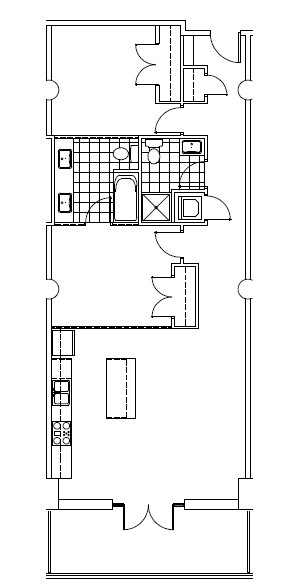 2BR/2BA - Chesapeake Lofts