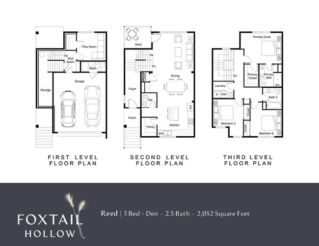Floorplan - Foxtail Hollow Townhomes