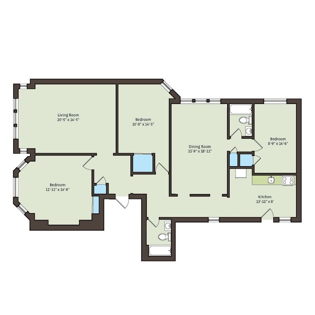 Floorplan - 5053 S. Ellis Avenue