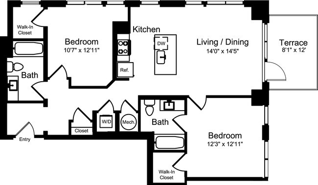 Floorplan - 455 Eye Street