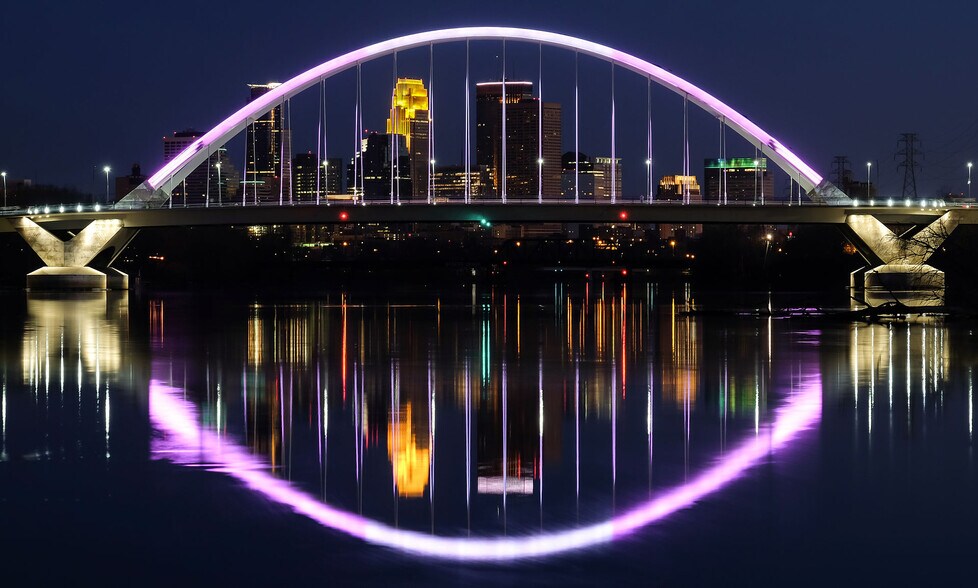 Right by the Lowry Ave Bridge. This is nearly your view! - 3230 Lyndale Ave N