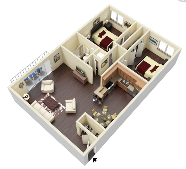 Floorplan - Whitmore Court Apartments