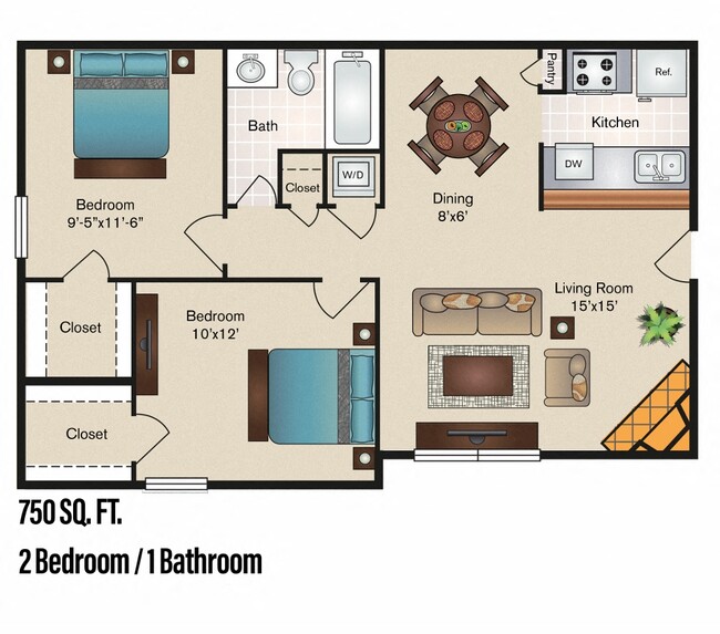 Floorplan - The Hamptons