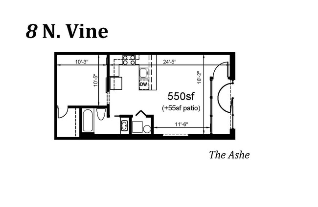 #8-Ashe - Landmark at 1700 Apartments