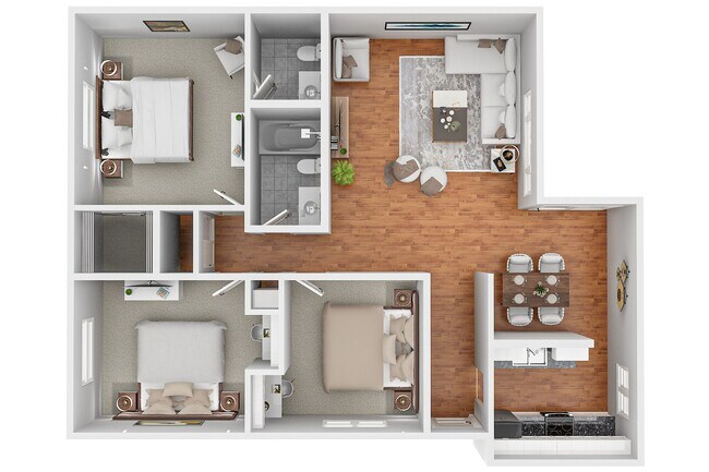 Floorplan - Irving Place Apartments