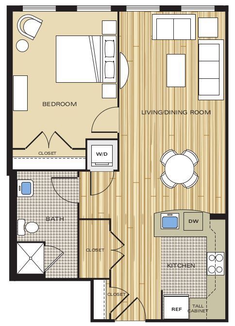 Floorplan - Clayborne Apartments