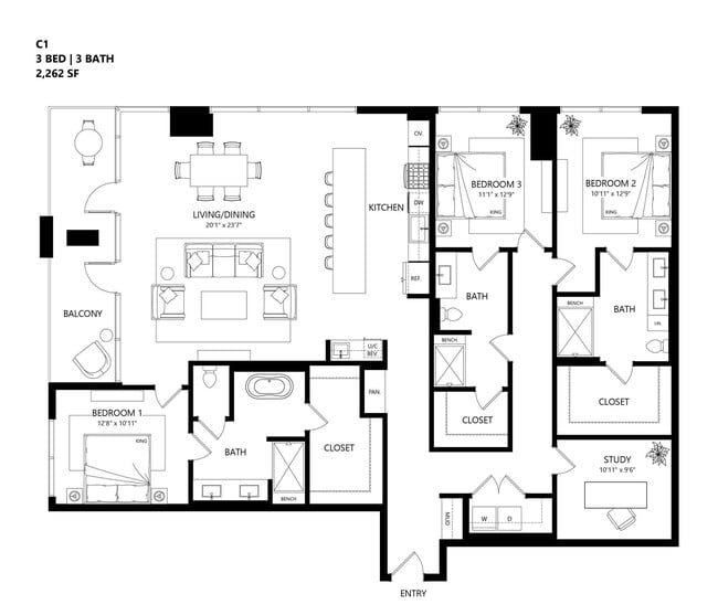 Floorplan - Bosque Residences