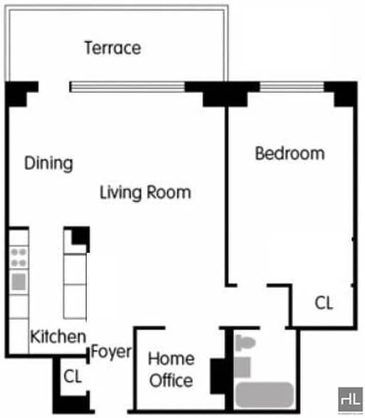 Floorplan - 372 Central Park W