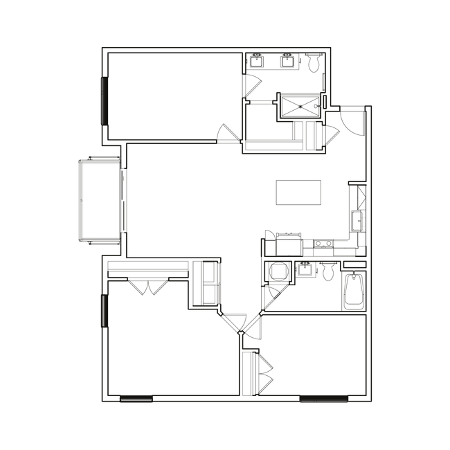 FloorPlan-UNITC5_noLabel - The Wade