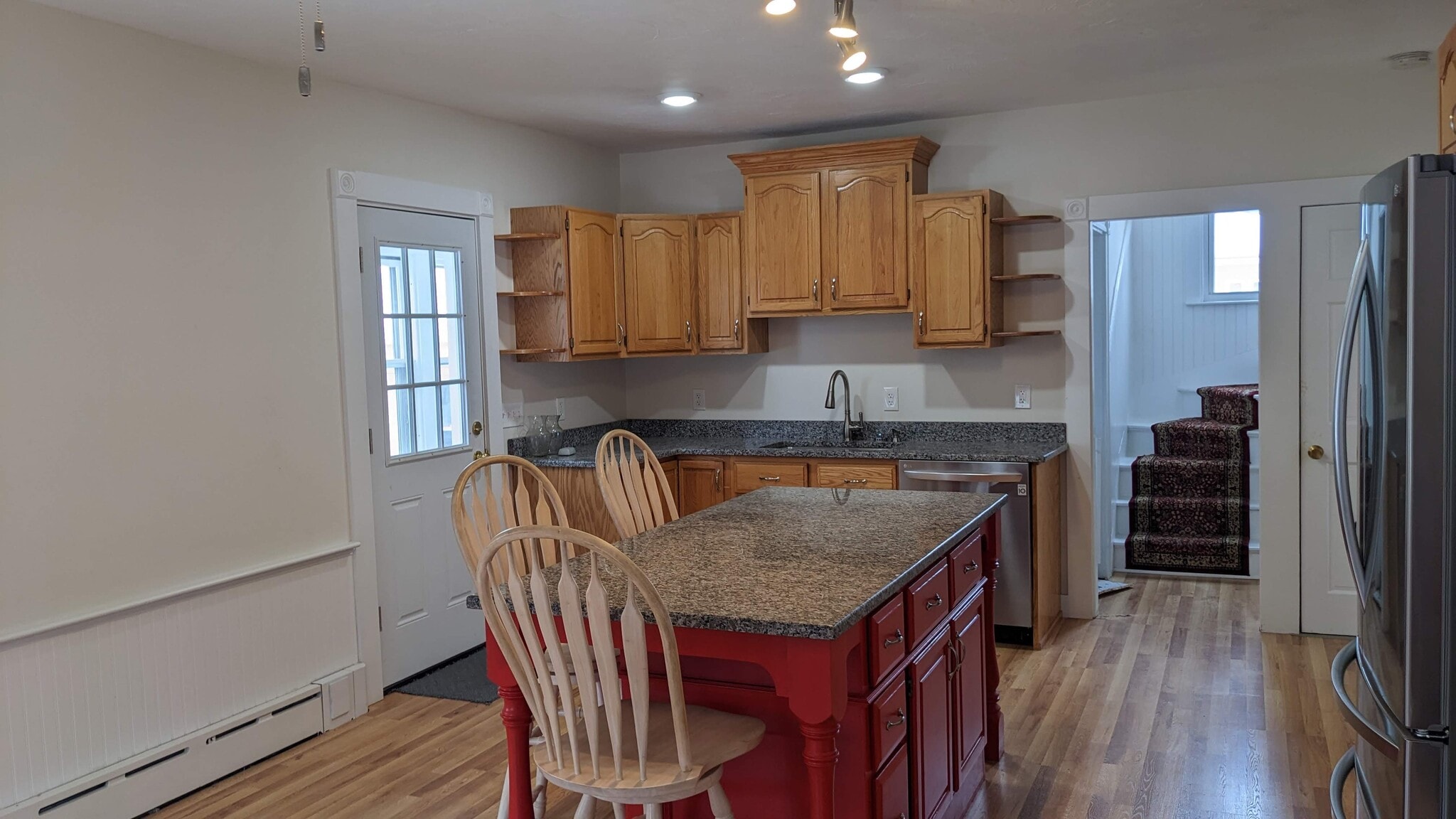 Kitchen island and sink area - 293 Madison St