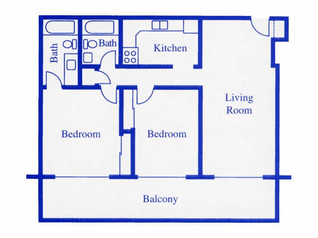 Plan 4 - Mid-Town Apartments