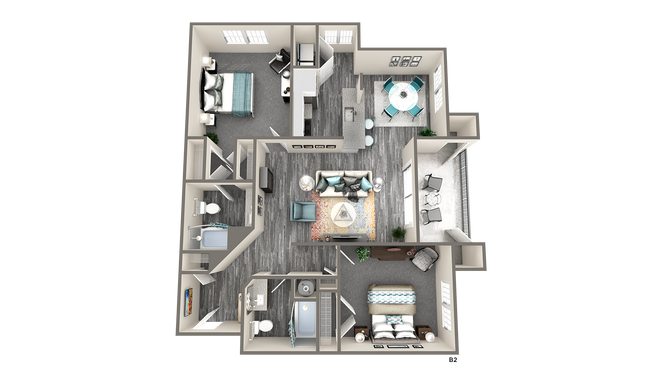 Floorplan - Avery Glen Luxury Apartments