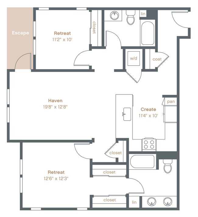 Floorplan - Alexan Downtown Danville