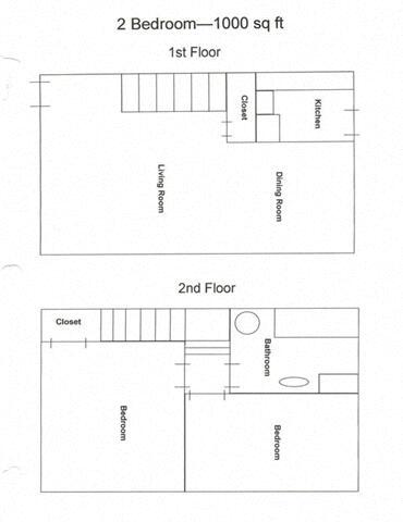 Floorplan - Powell Gardens Apartments