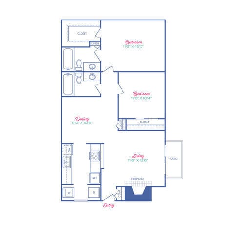 Floorplan - Sagamore Apartment Homes