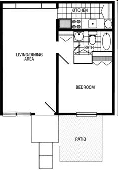 1BR/1BA - Aster Village Apartments