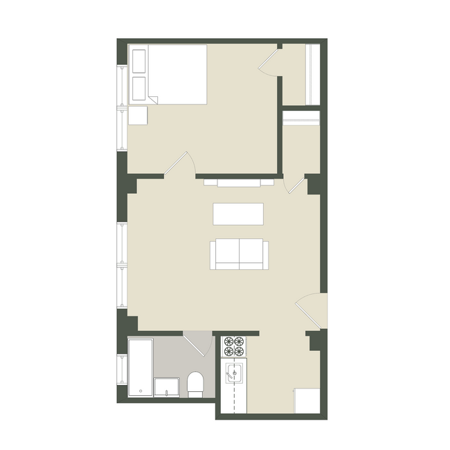 Floorplan - 420 W. Melrose St.