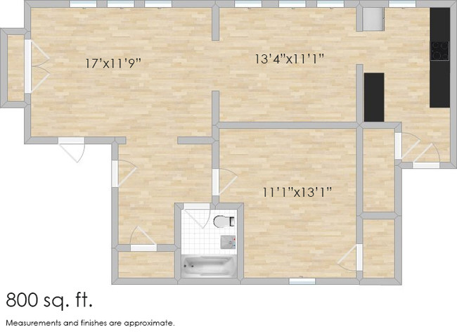 Floorplan - 902-910 N. Austin Blvd. and 4-10 Iowa St.