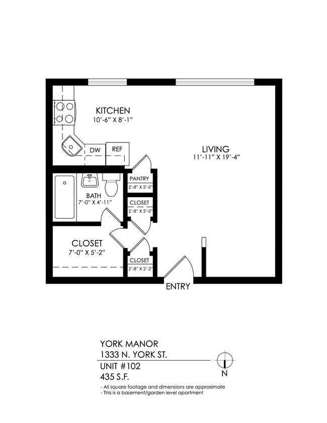 Floorplan - York Manor