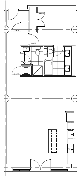 2BR/2BA - Chesapeake Lofts