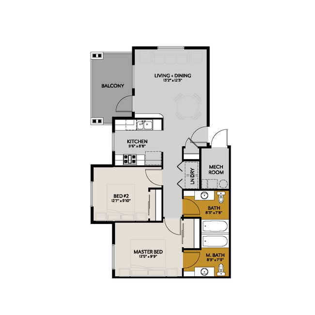 Floorplan - Olympus at Ten Mile