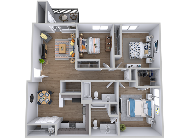 Floorplan - Radius at The Domain