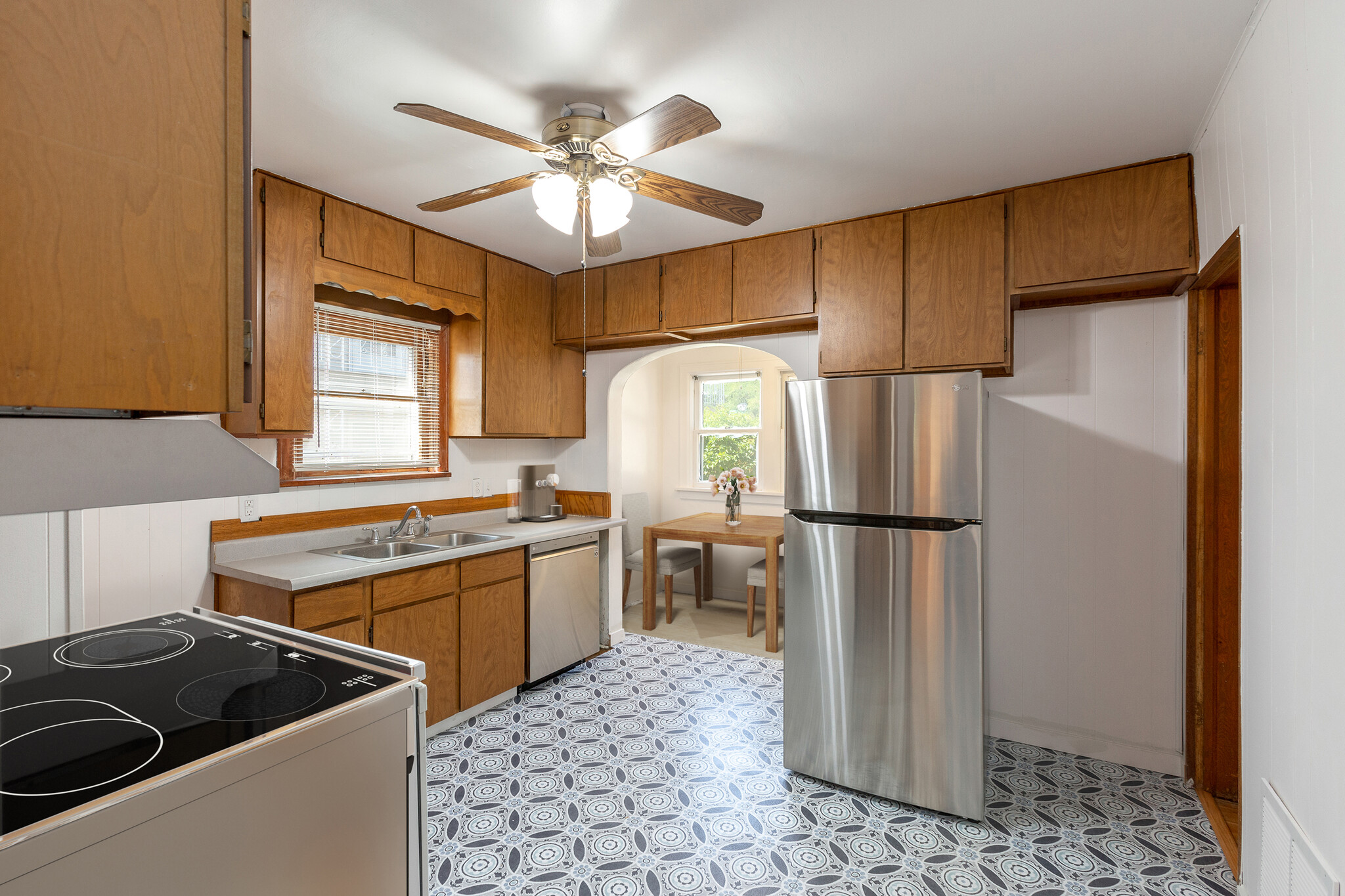 Kitchen with New Stainless Steel Appliances - 729 E Indiana Ave