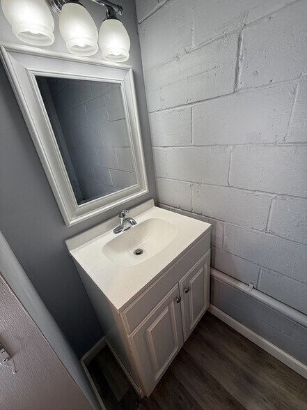 Half bath in basement - 7141 Greenwood Ave