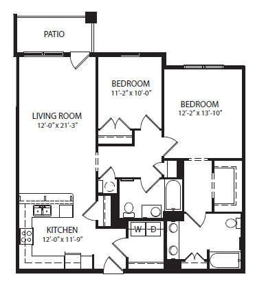 Floorplan - The Village at Hunters Run