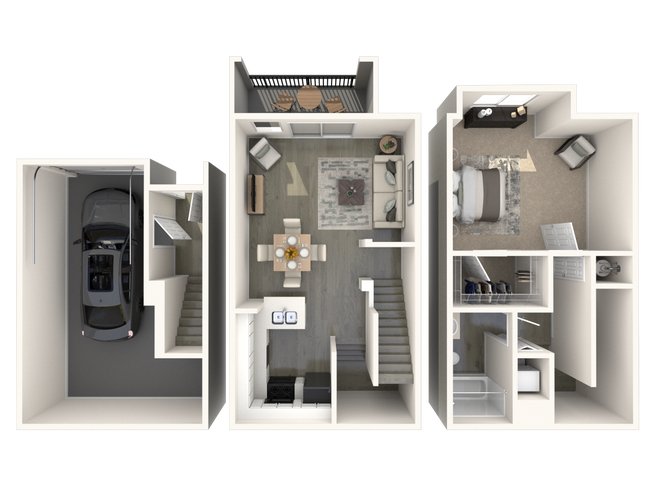 Floorplan - Palazzo Townhomes