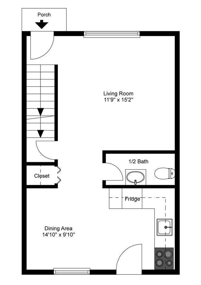 Floorplan - Northampton Park Apartments and Townhomes