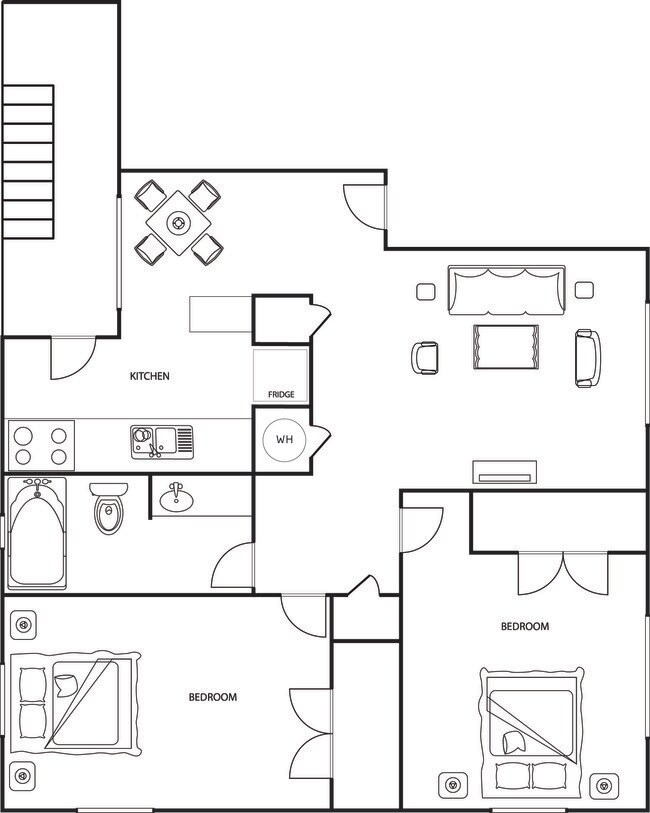 2BR/1BA - Normandy Square Apartments