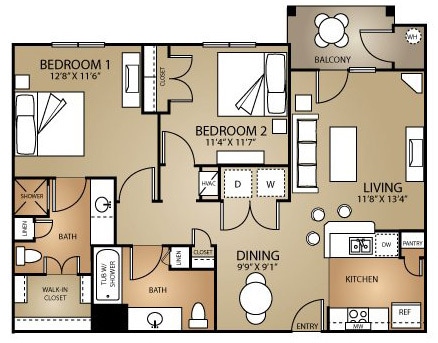 Floorplan - Pinnacle On Wilcrest