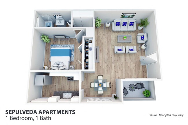 Floorplan - Sepulveda Apartments