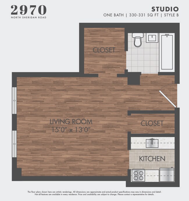 Floorplan - 2970 N Sheridan