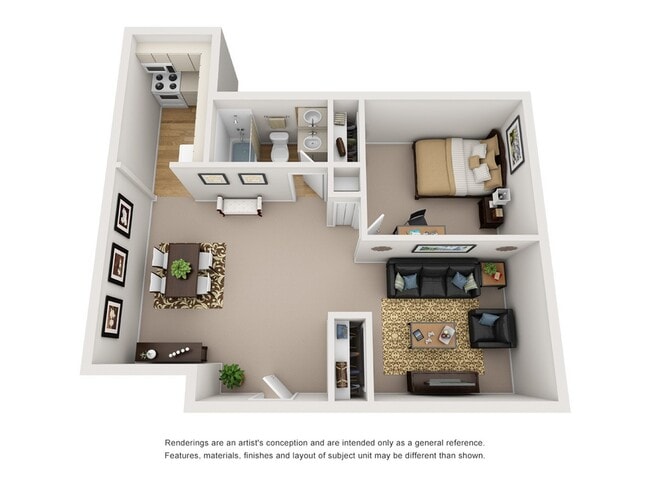 1 Bedroom | 1 Bathroom - Campus Crossings at University Heights