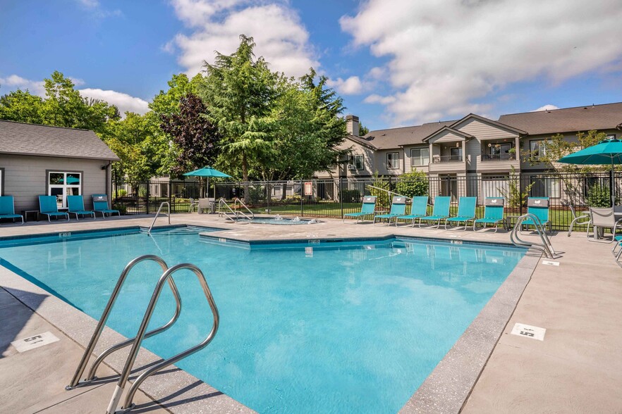 Outdoor Pool with Lounge Chairs - Forest Hills