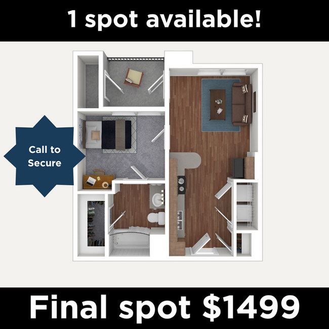 1BR_1BA - Slashed Rate - Maverick Place