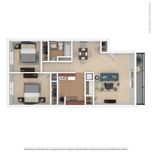 Floorplan - Country Club Apartments