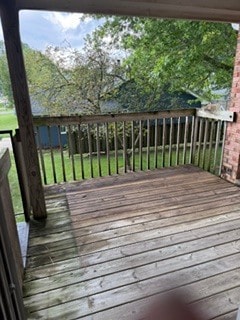 Deck view from kitchen - 400 Parkside Dr