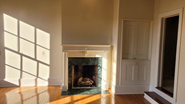 Bedroom facing fireplace - 112 N Main St